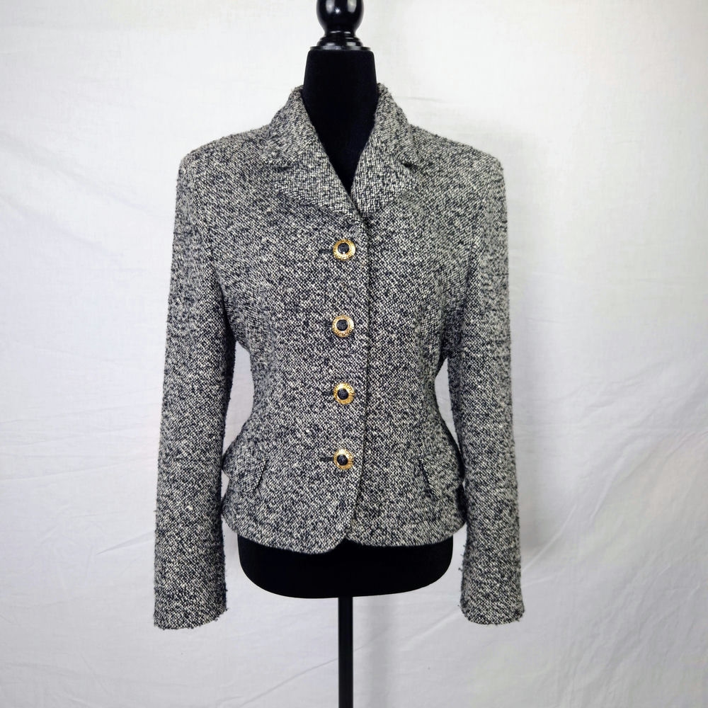 giacca corta melange