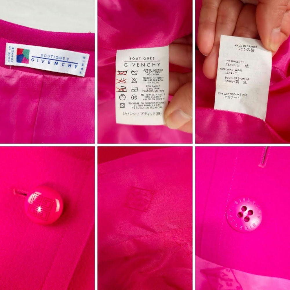 Givenchy giacca fucsia doppiopetto - immagine 7