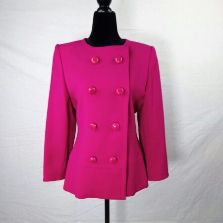 Givenchy giacca fucsia doppiopetto