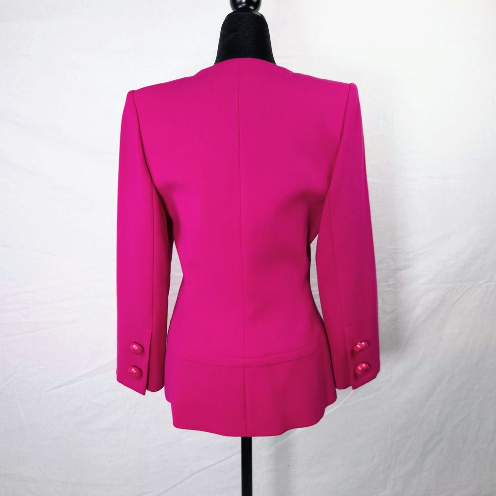 Givenchy giacca fucsia doppiopetto - immagine 5