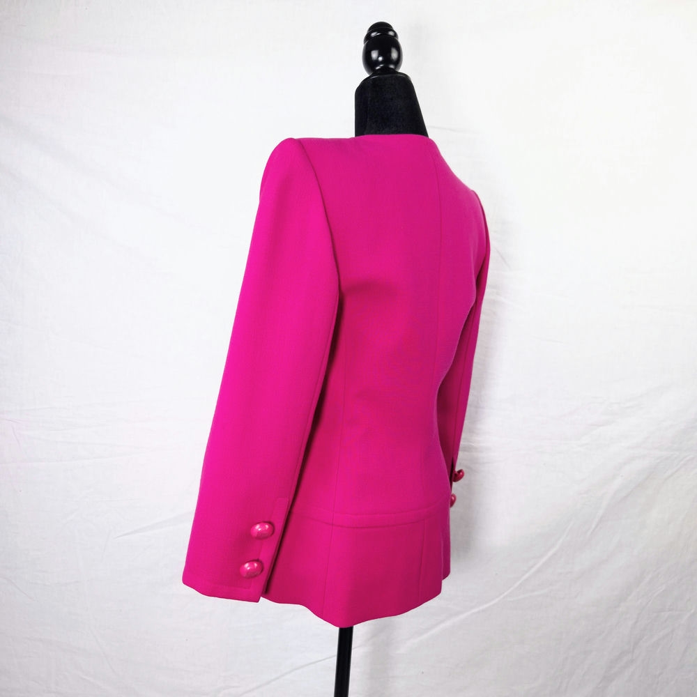 Givenchy giacca fucsia doppiopetto - immagine 4