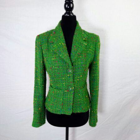 Giacca verde vintage da donna