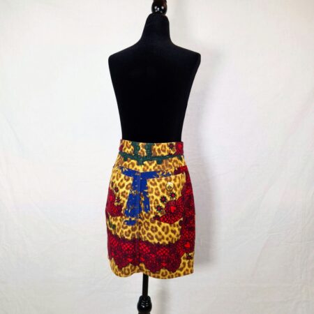 Moschino gonna maculata 1990s