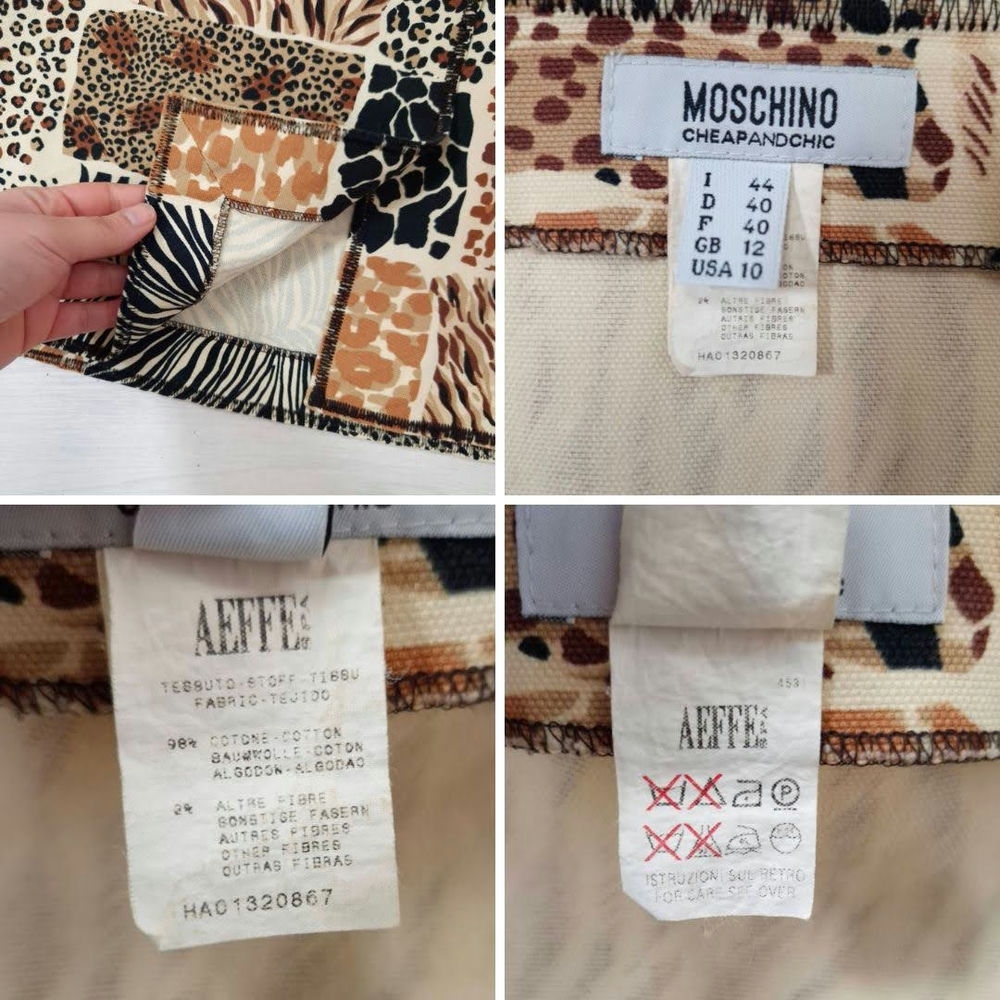 Moschino Cheap and Chic gonna patchwork - immagine 8