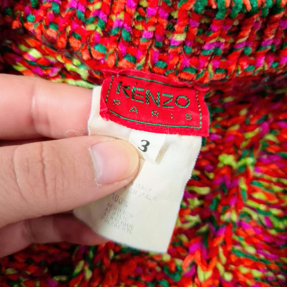 Kenzo Paris maglione crop oversize