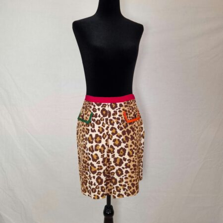 Minigonna leopardata