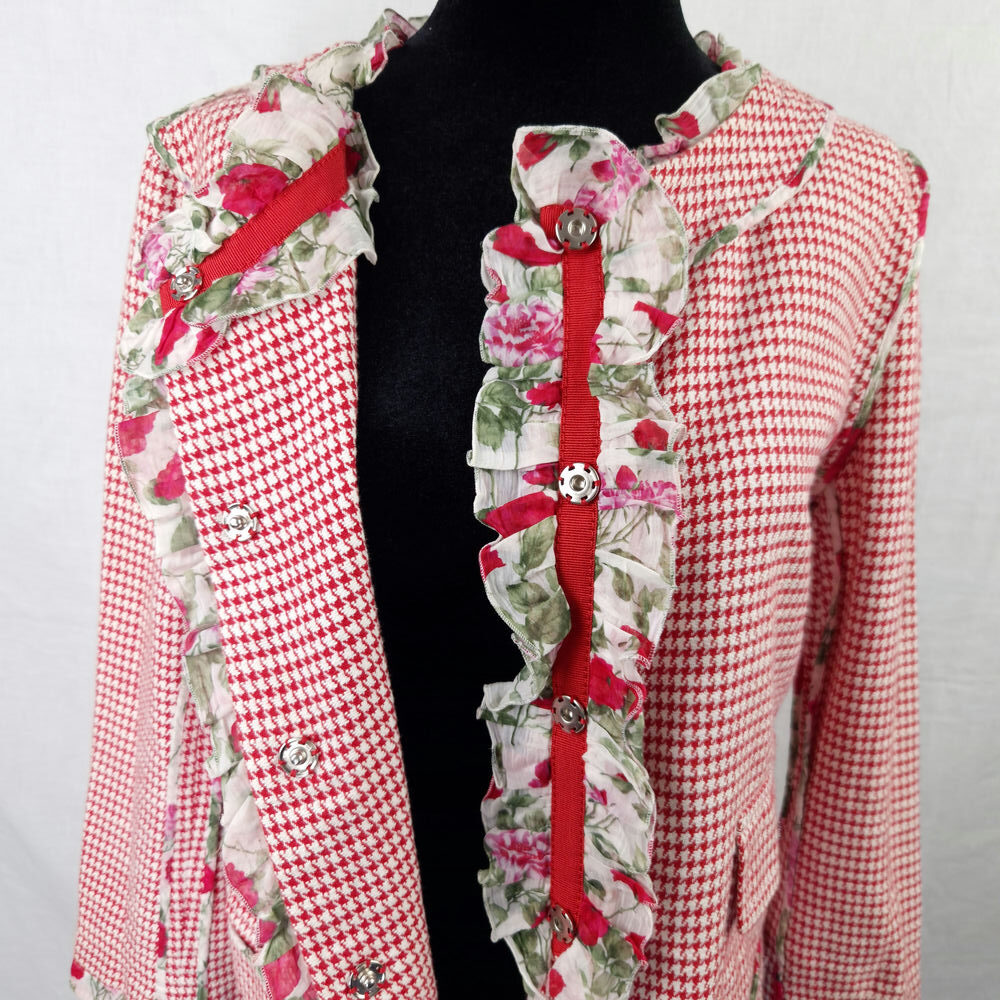 Dolce & Gabbana giacca rossa pied-de-poule - immagine 5