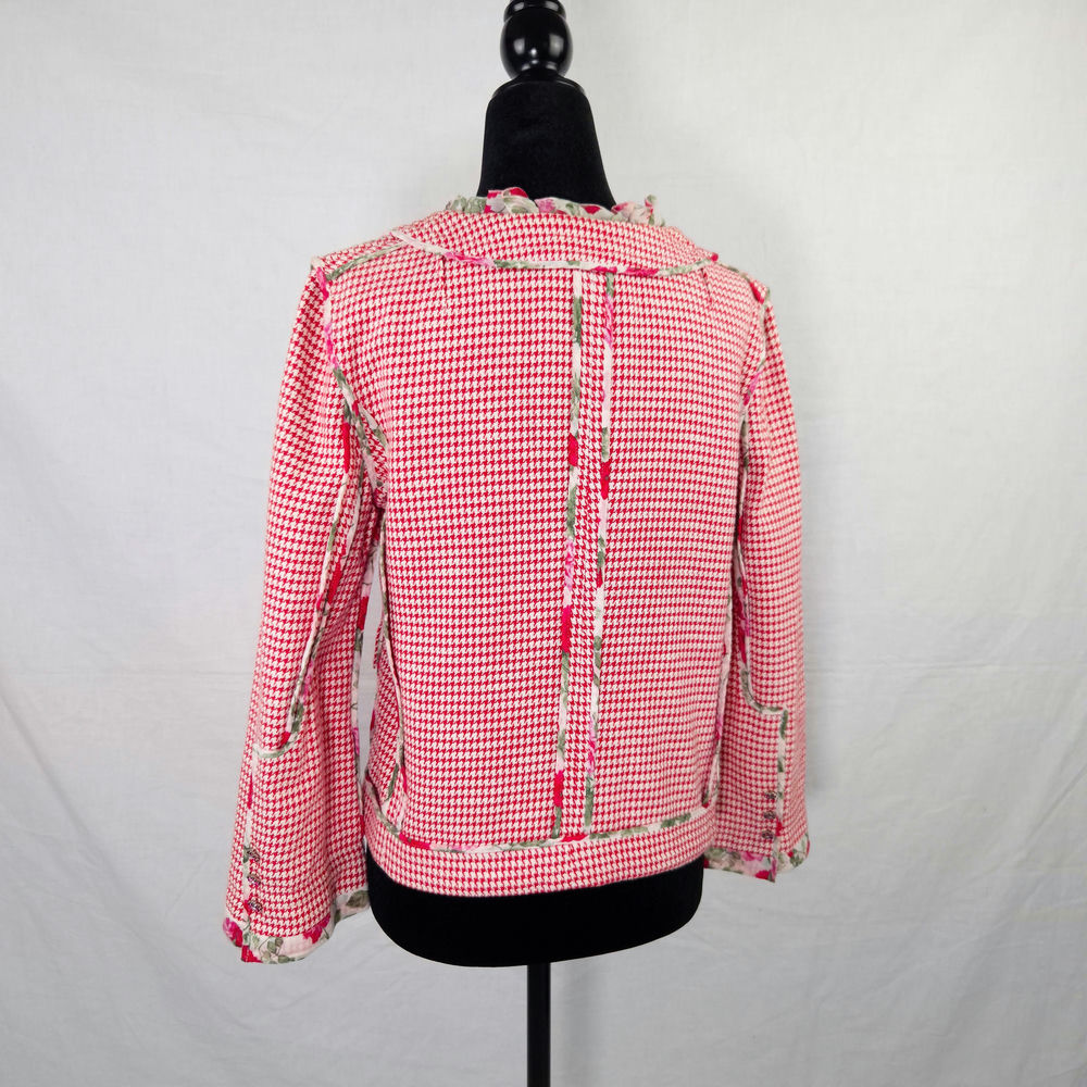 Dolce & Gabbana giacca rossa pied-de-poule - immagine 4