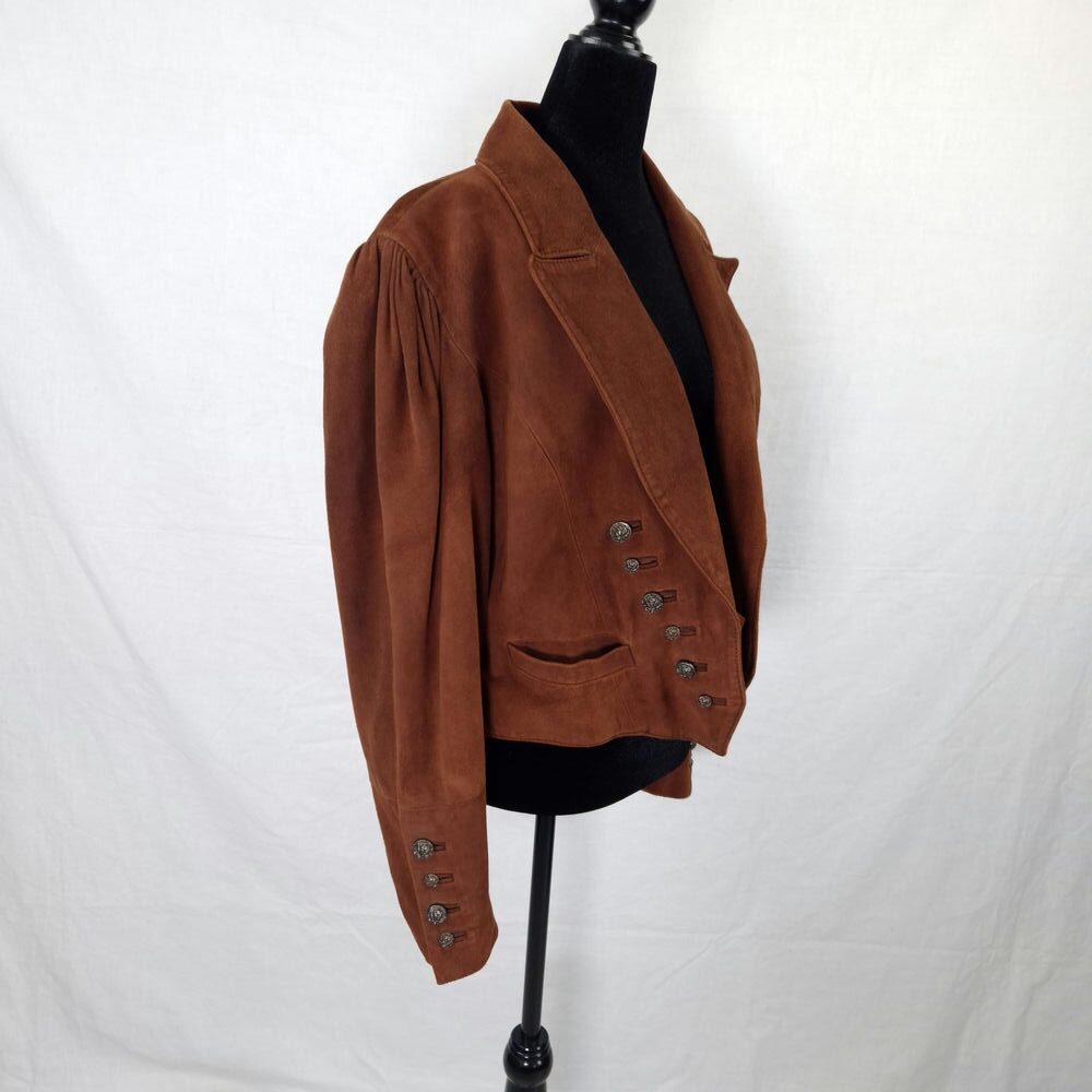 brown suede jacket