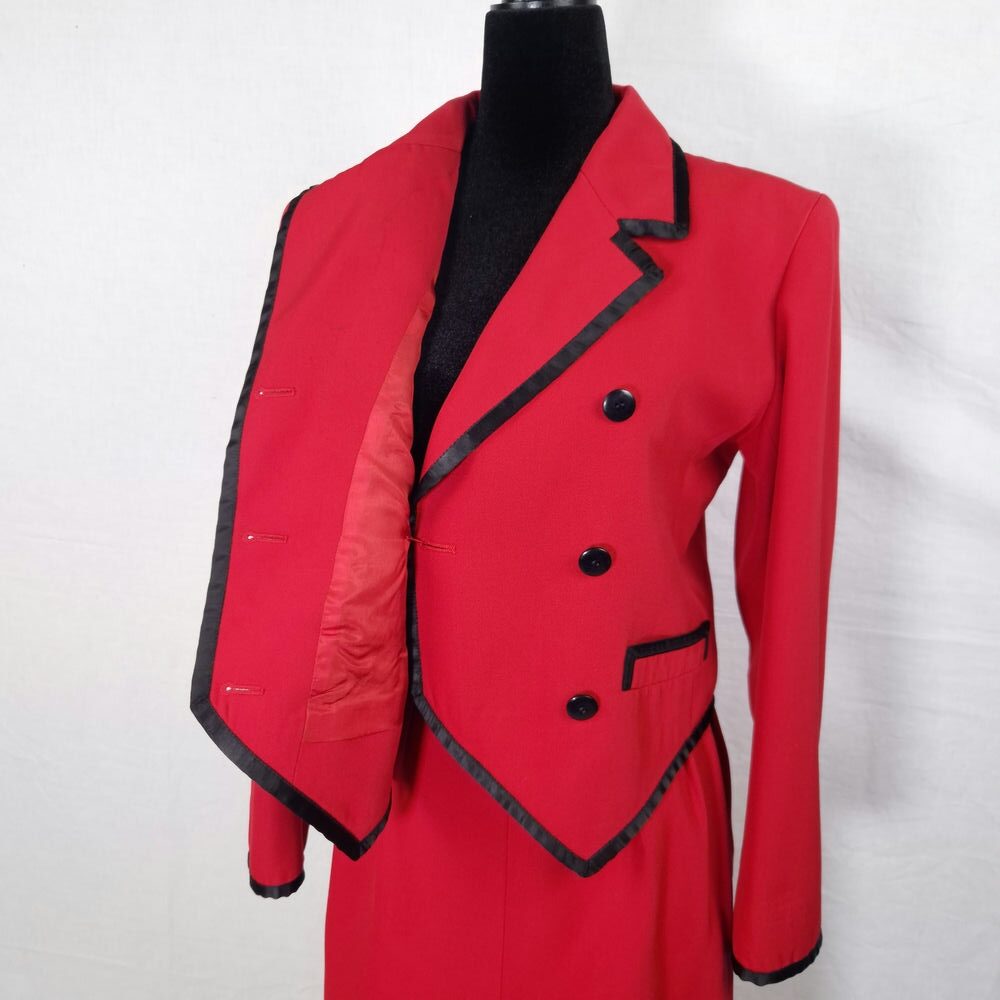 Tailleur Saint Laurent Rive Gauche rosso