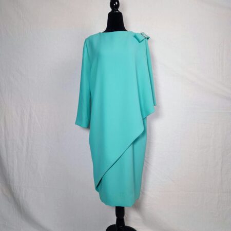 abito da cerimonia verde acqua