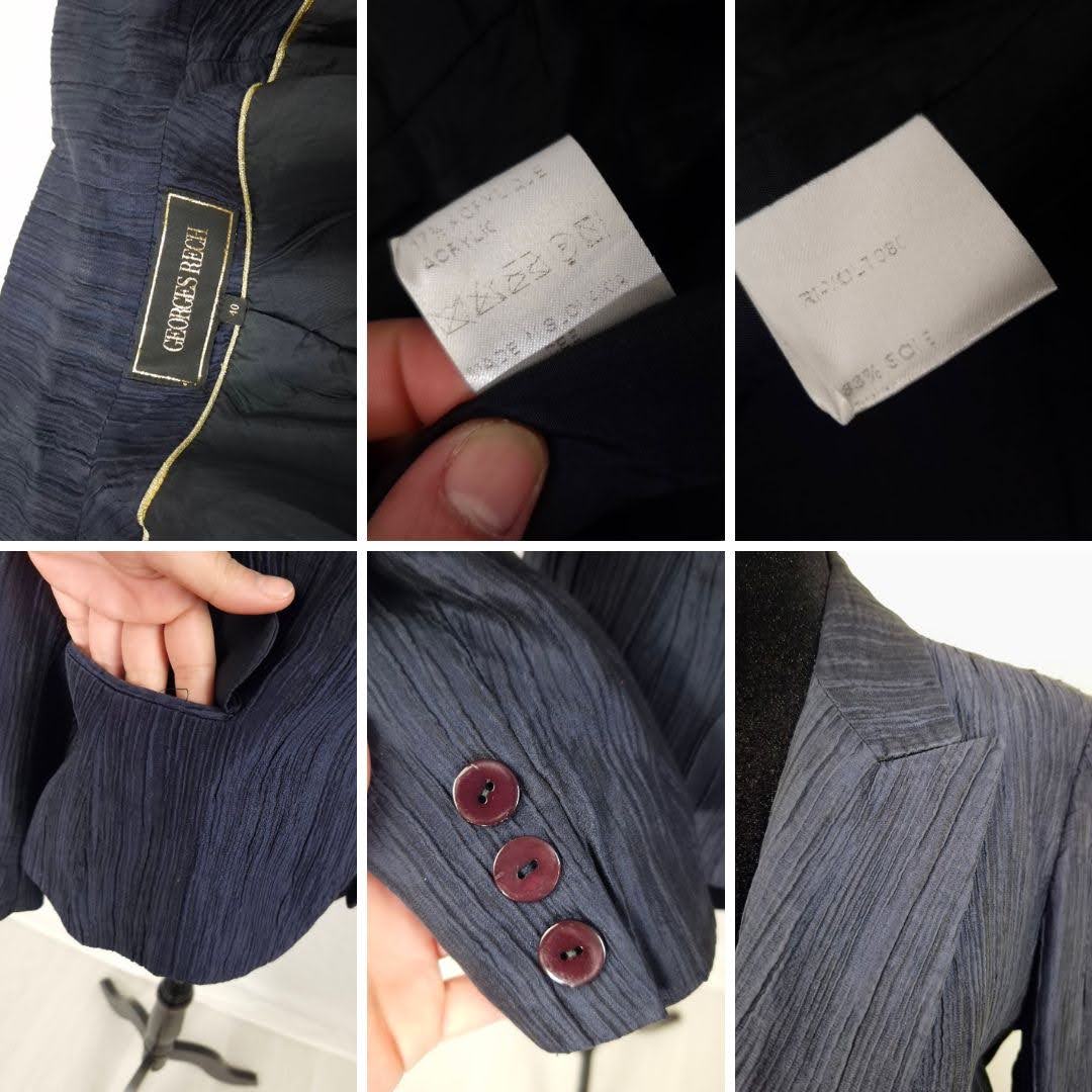 Georges Rech blazer seta vintage - immagine 7