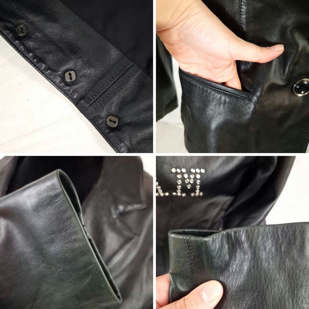 vintage leather jacket