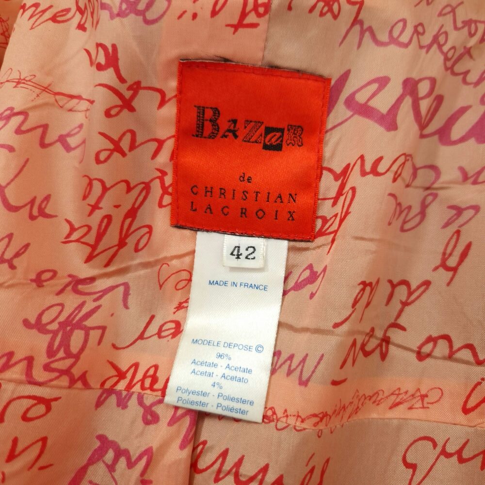 Bazar de Christian Lacroix cappotto rosa y2k