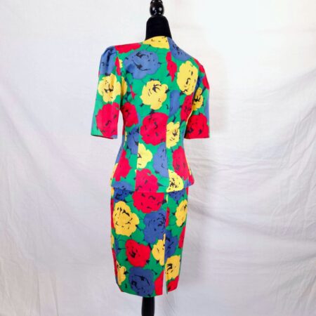 Guy Laroche completo a fiori vintage anni '80