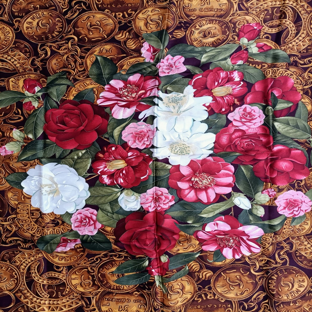 chanel vintage scarf