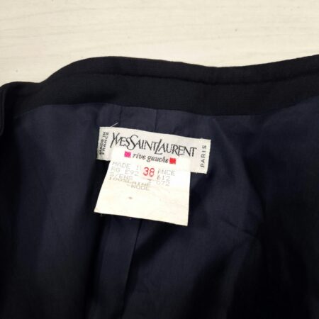 YSL Rive Gauche giacca blu navy 1992