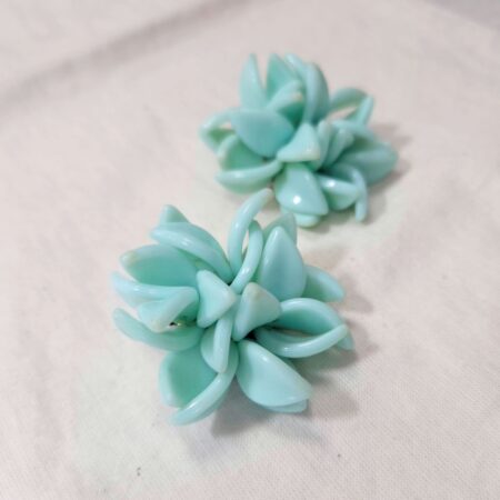 Orecchini grandi 1960s a fiore