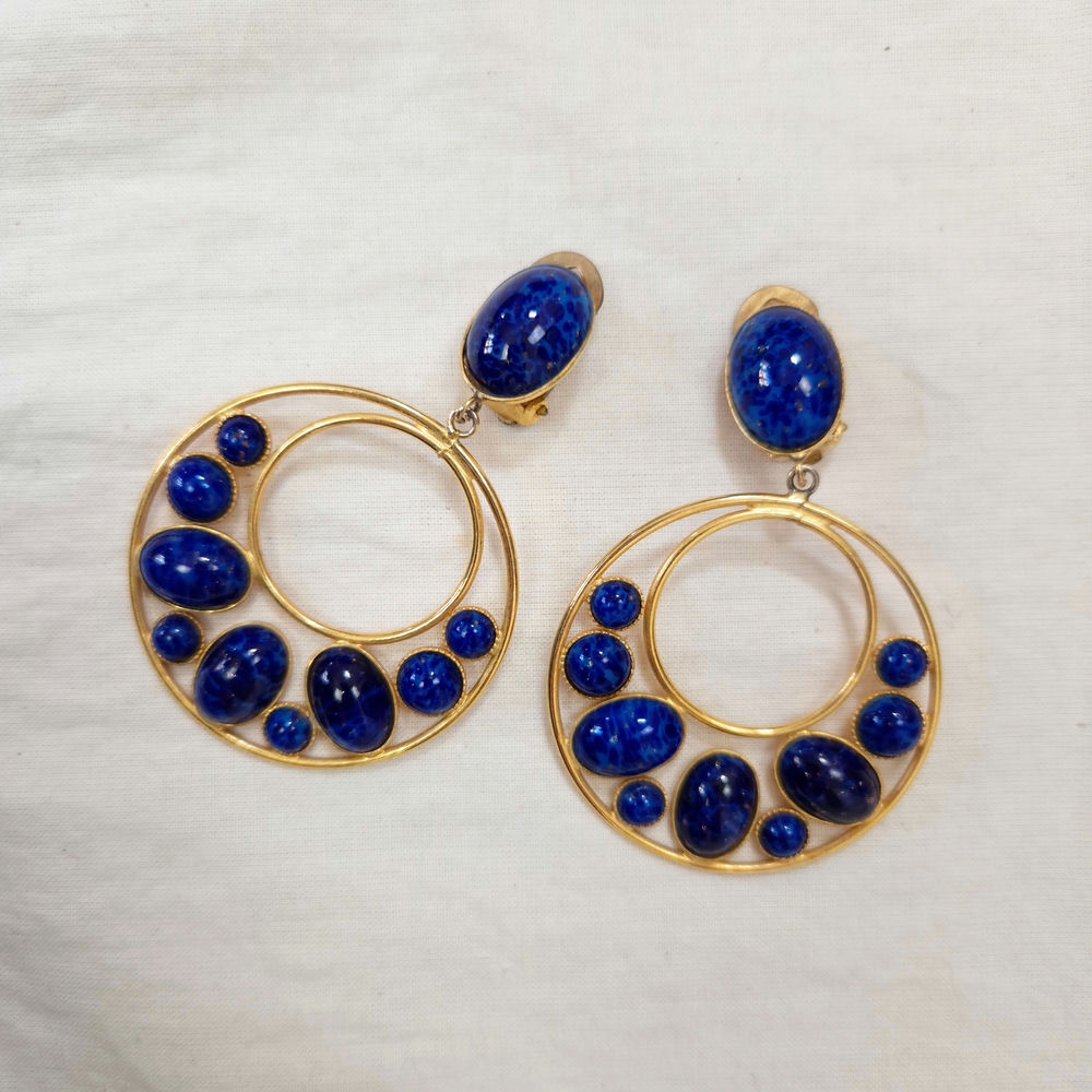 Orecchini pendenti a cerchio