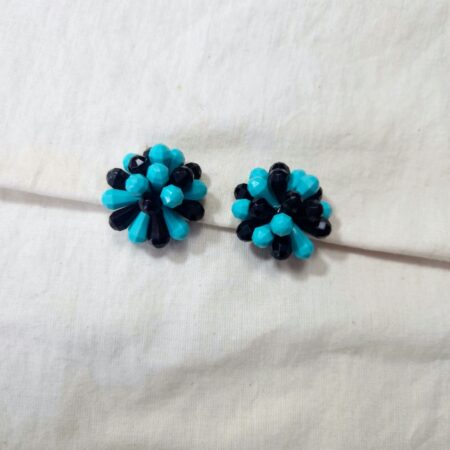 Orecchini Sixties turchese e nero