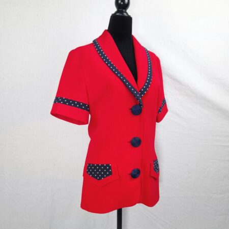 Giacca rossa pin up style