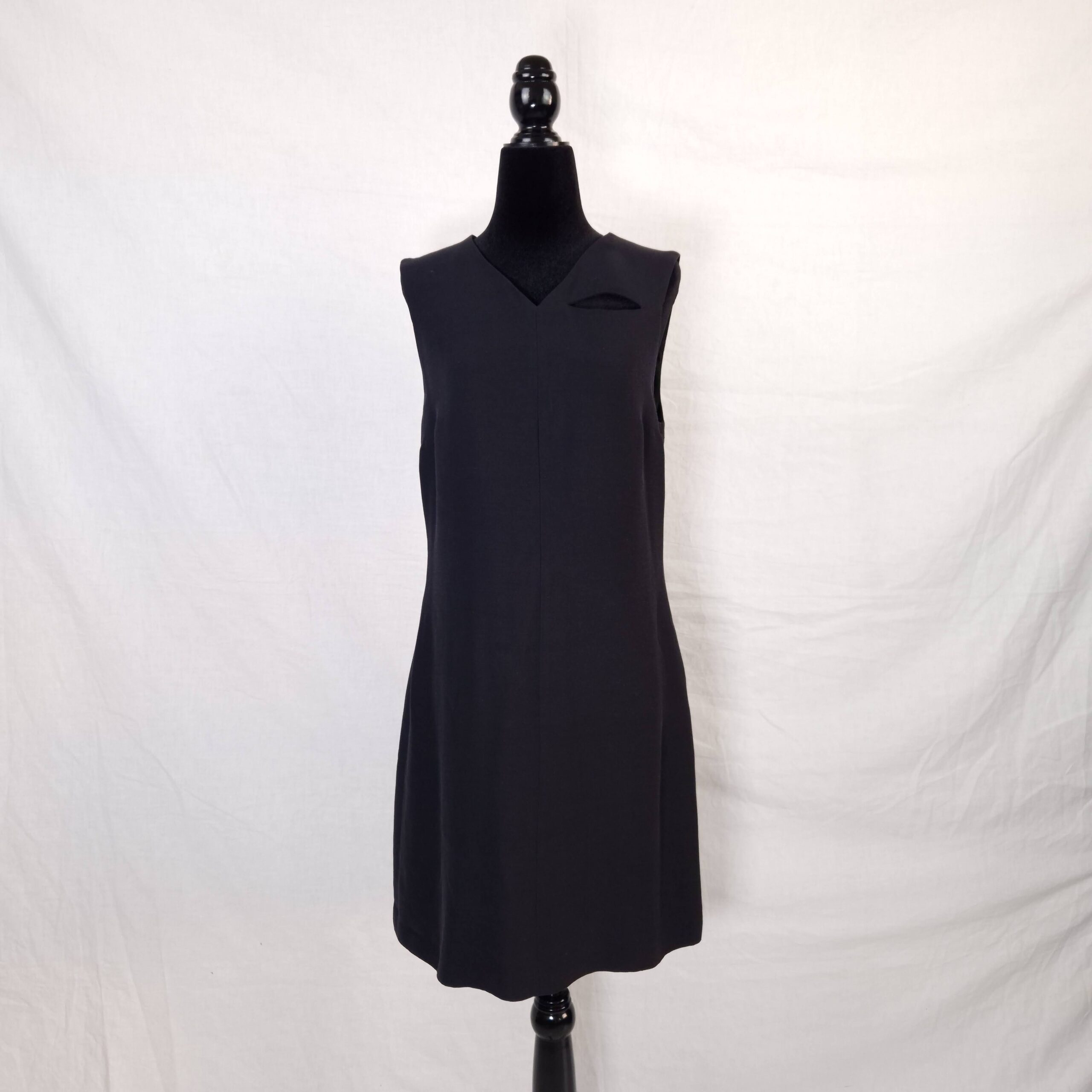 Versus Gianni Versace tubino nero vintage 1990s - immagine 4