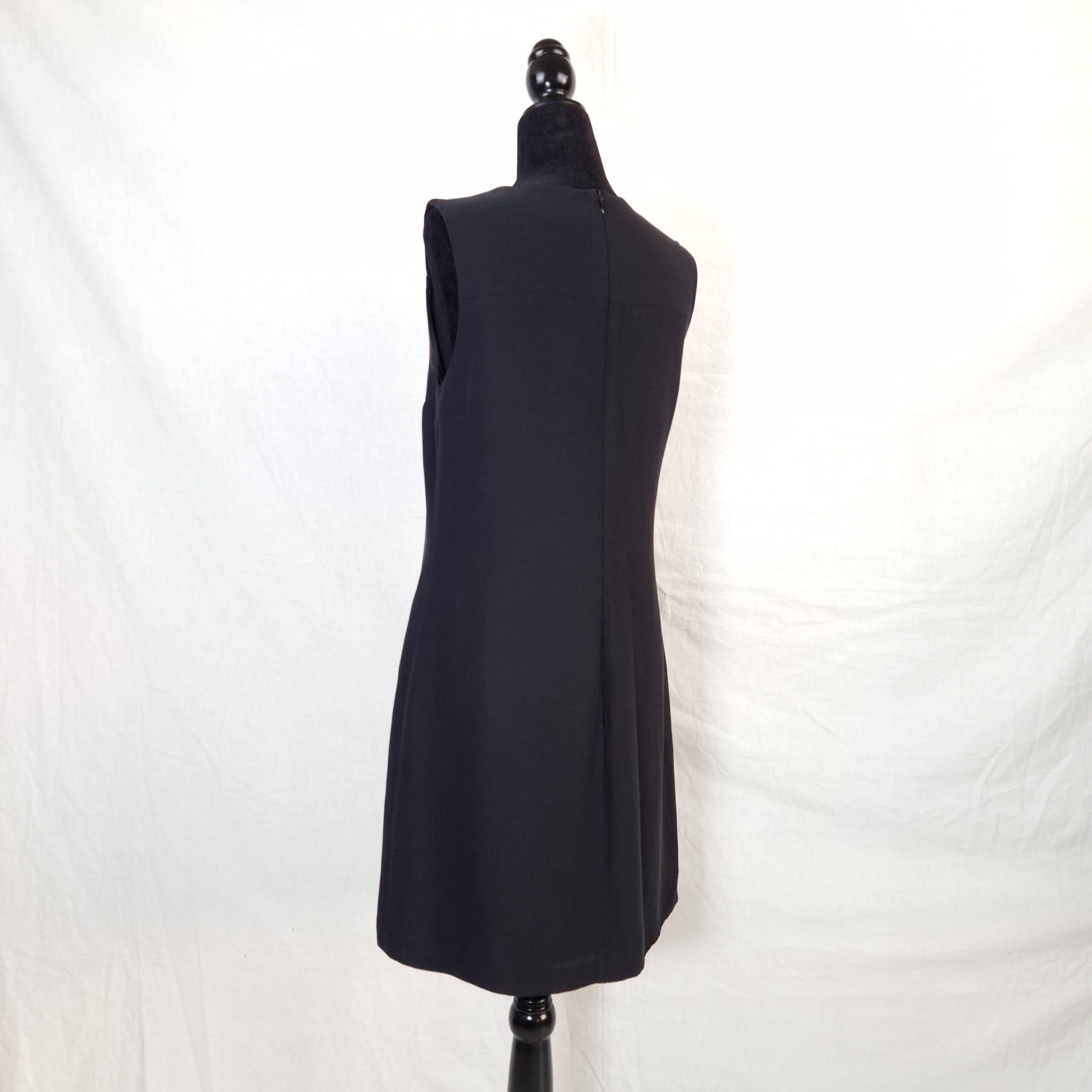 Versus Gianni Versace tubino nero vintage 1990s - immagine 3