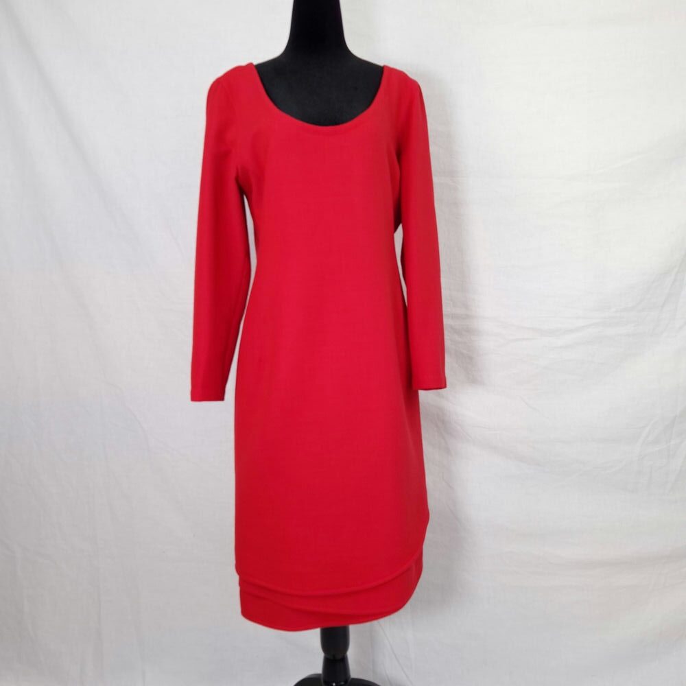 Gianni Versace tubino rosso 1980s - immagine 4