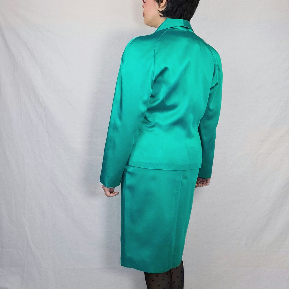 tailleur verde smeraldo