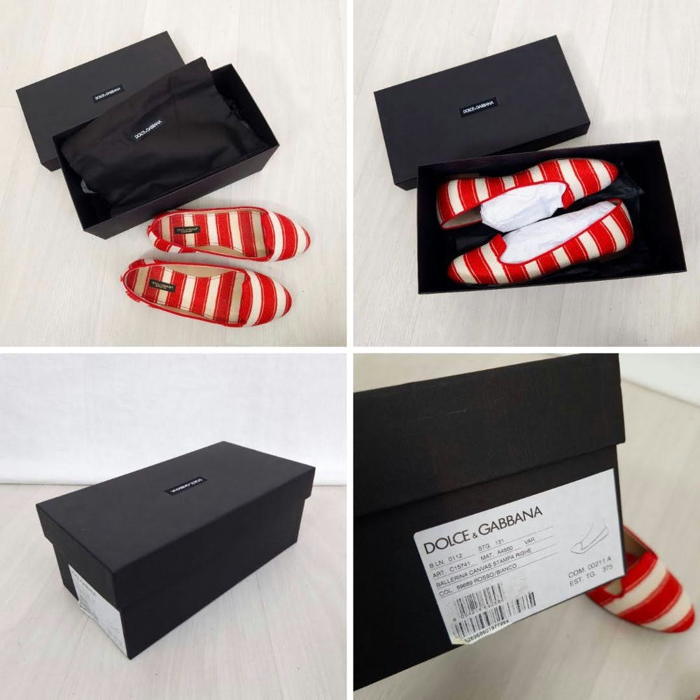 dolce gabbana flat shoes