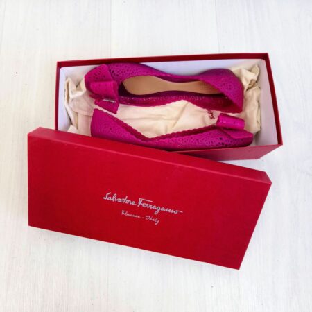 Ferragamo ballerine rosa modello Nilly