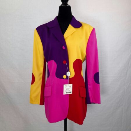Moschino giacca puzzle