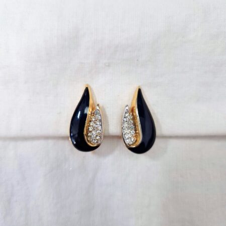Orecchini a forma di fiamma vintage anni '70