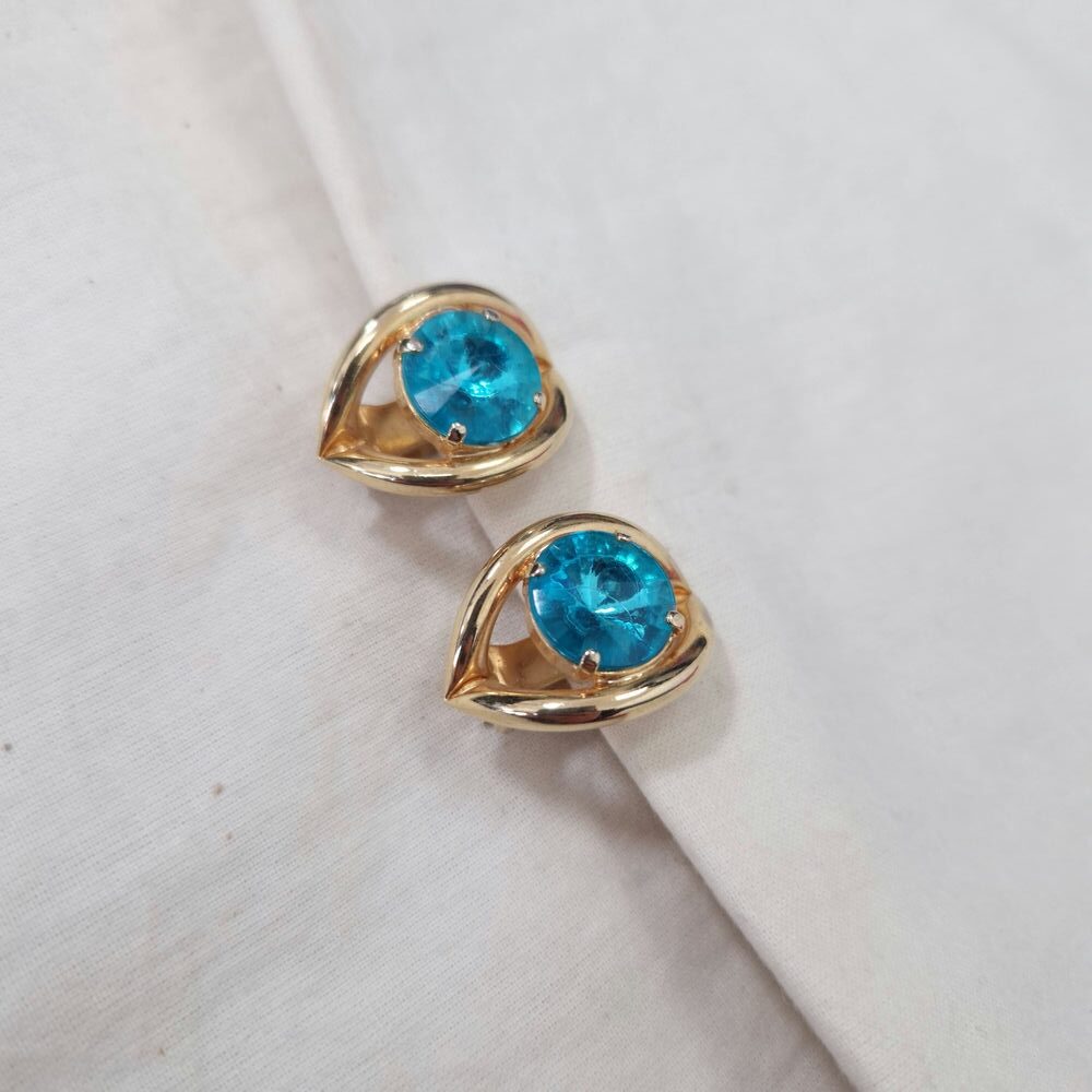 Orecchini turchesi vintage anni '80