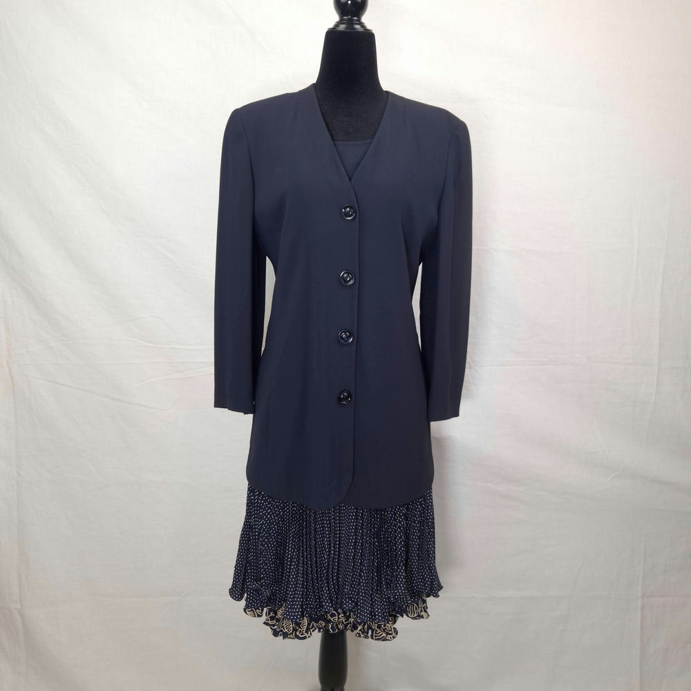 vestito con gonna plissettata