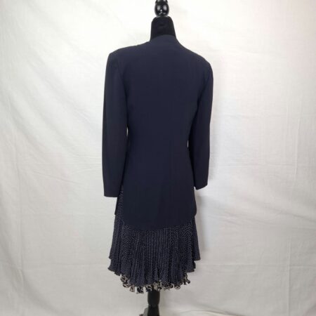 Ungaro completo giacca e vestito con gonna plissettata