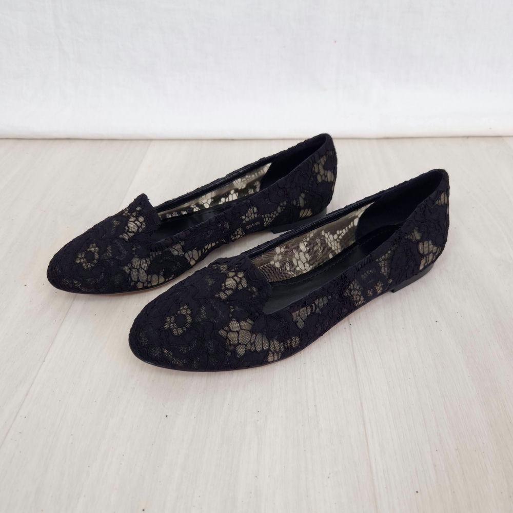 Ballerine nere in pizzo Dolce & Gabbana