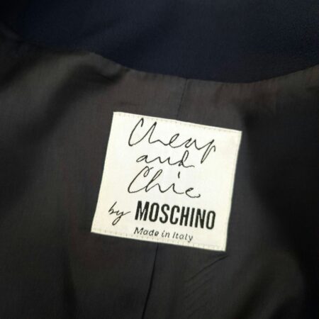 Moschino Cheap and Chic blazer blu 1990s