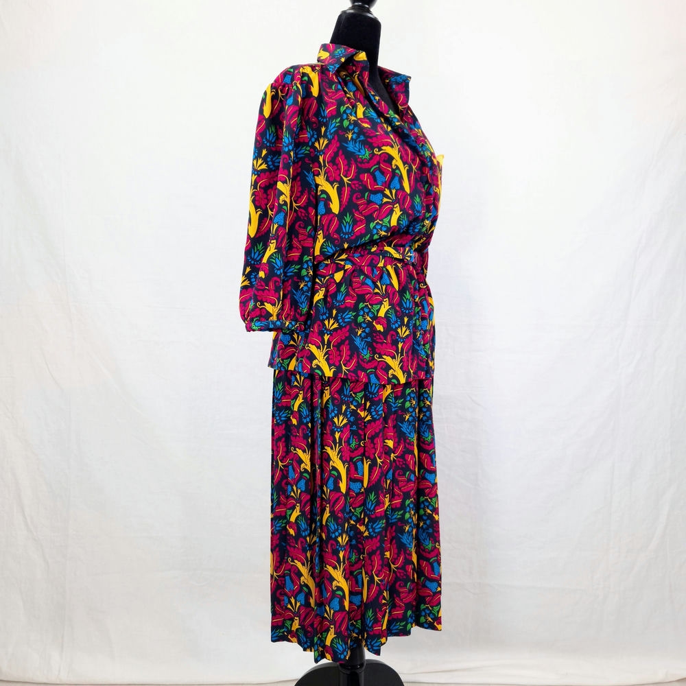 Completo primaverile multicolore a fiori Devernois Paris - immagine 4