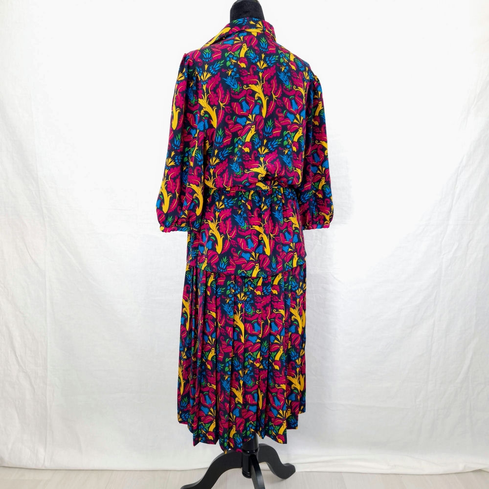 Completo primaverile multicolore a fiori Devernois Paris - immagine 5