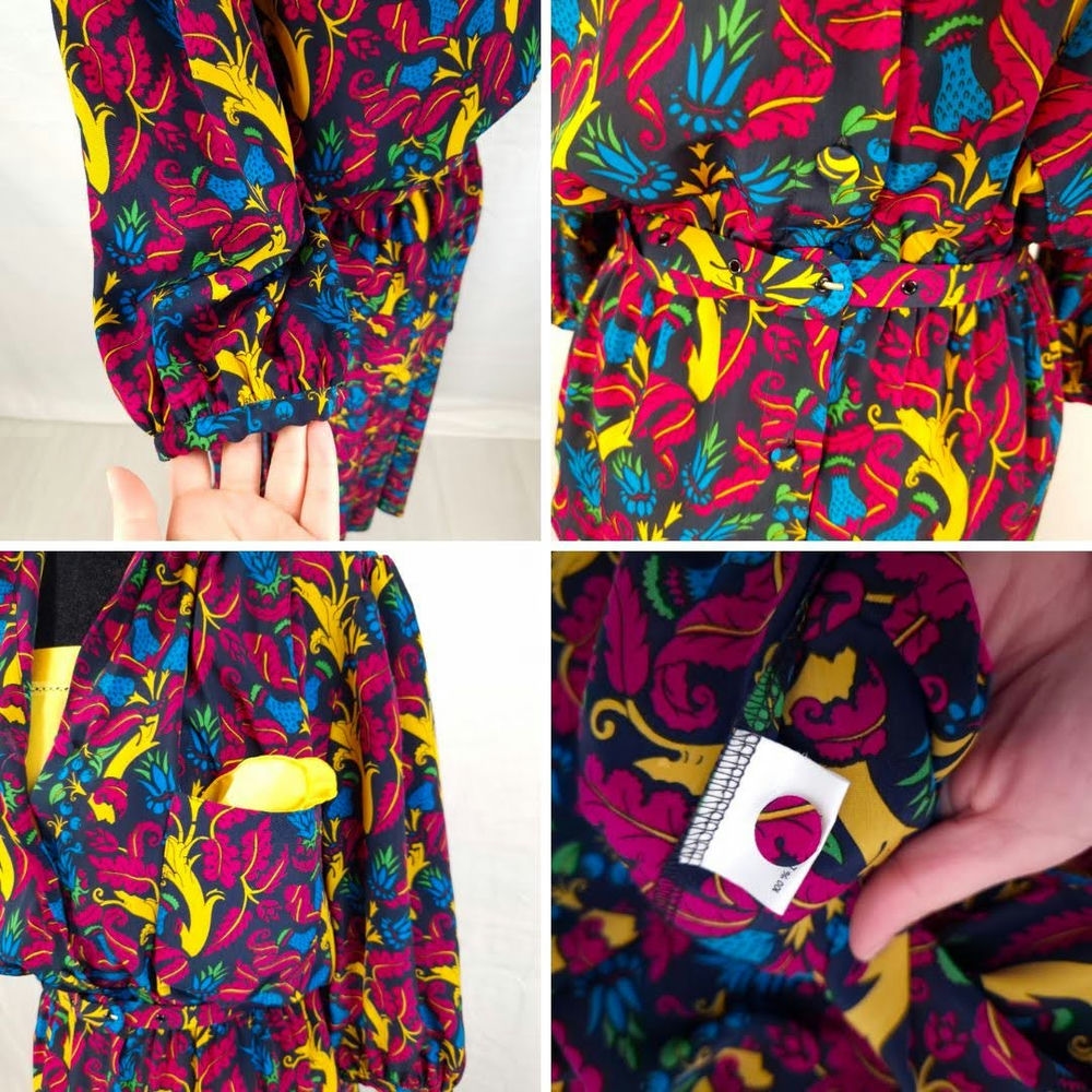 Completo primaverile multicolore a fiori Devernois Paris - immagine 7