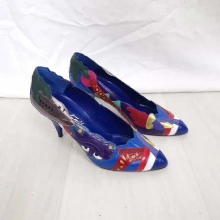 Beverly Feldman scarpe con tacco multicolore