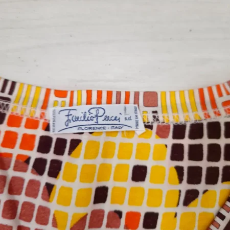 Emilio Pucci maglia optical vintage 70s