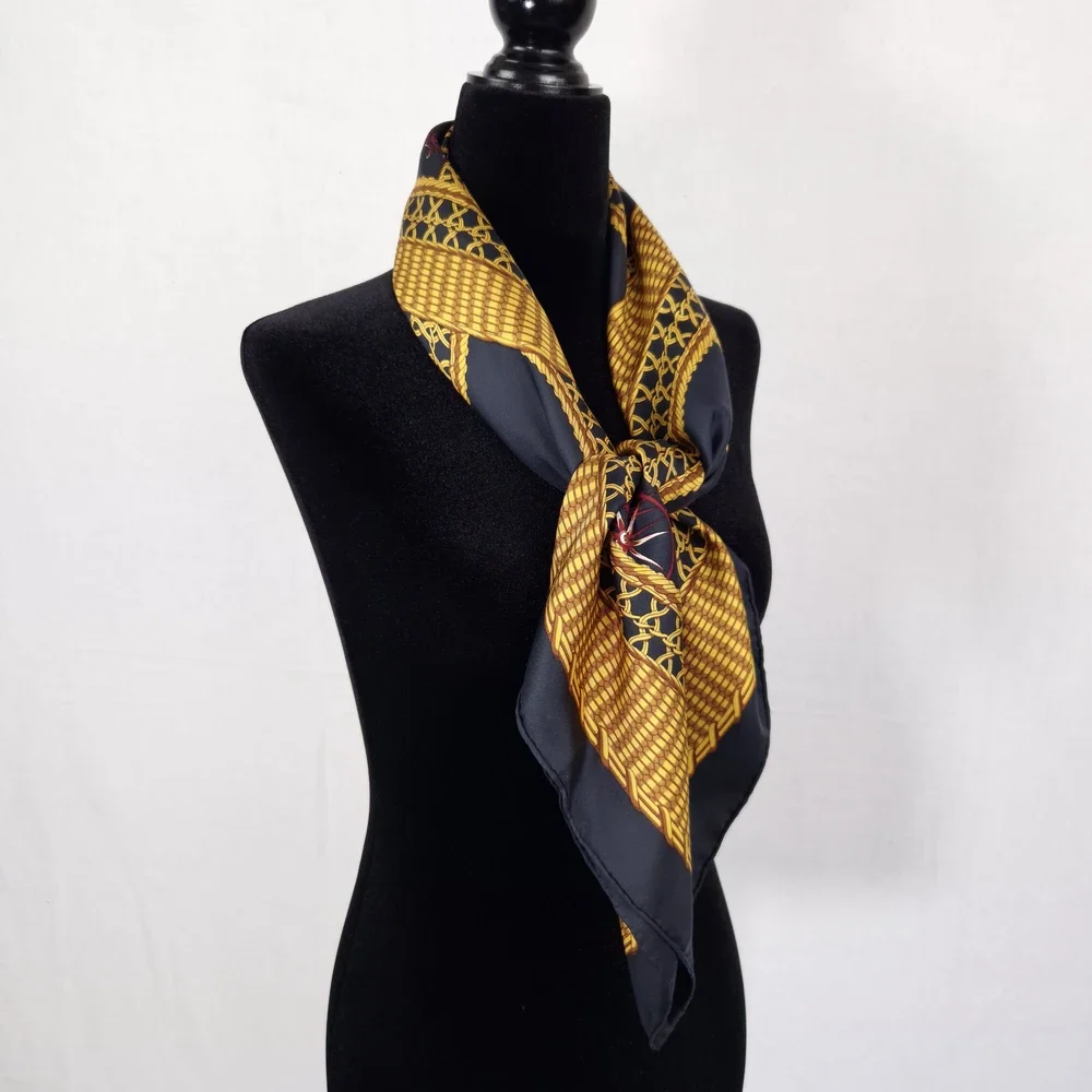 Hermès Voitures Paniers foulard in seta - immagine 2