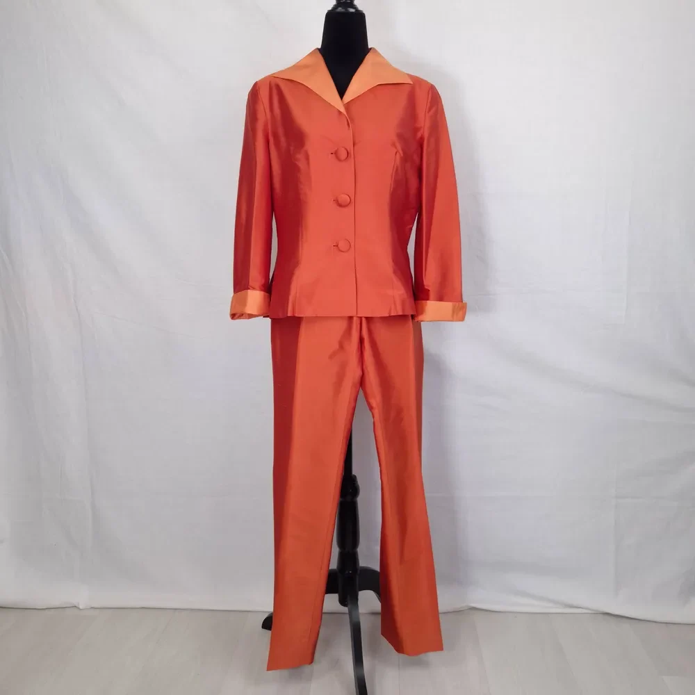 Tailleur pantalone in seta