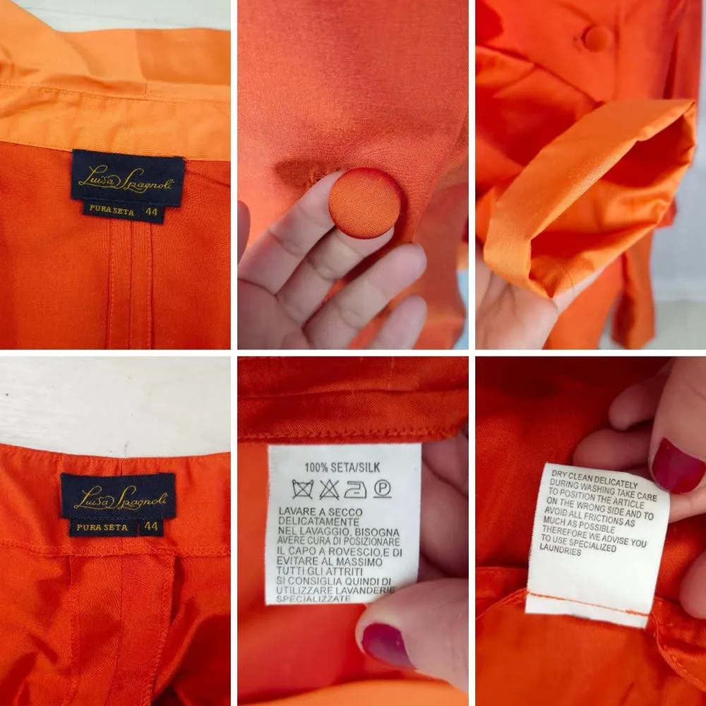 tailleur arancione
