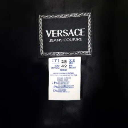 Versace supermodel era giacca modello crop 1990s