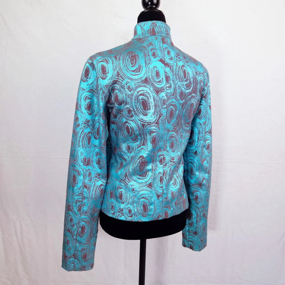 Iceberg fall/winter 2000 giacca turchese cangiante - immagine 5