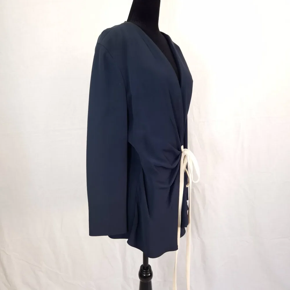 draped jacket