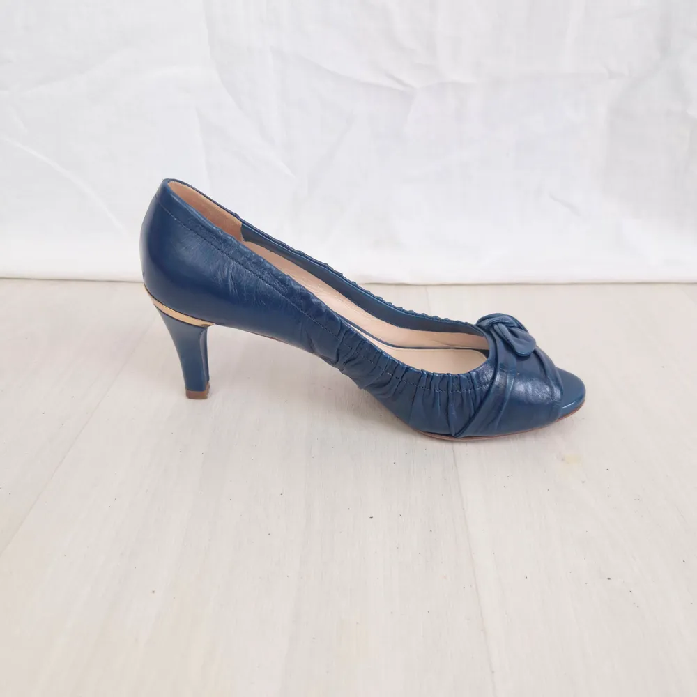 scarpe blu petrolio
